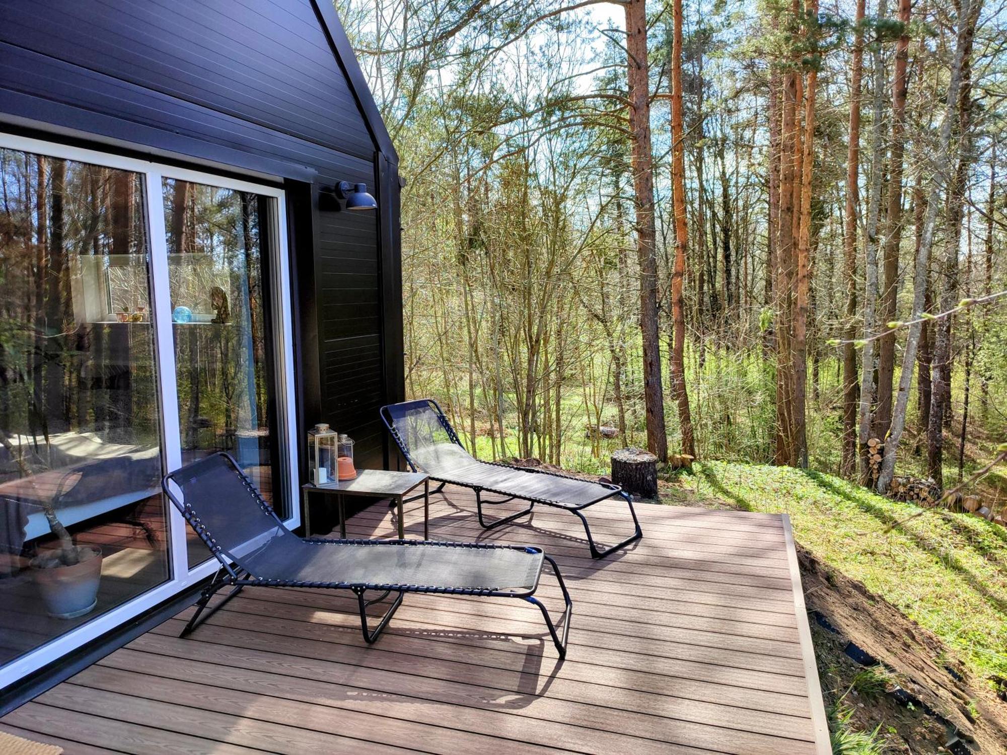 Modern Sauna Cabin In Horse Ranch Liyeplauke Esterno foto