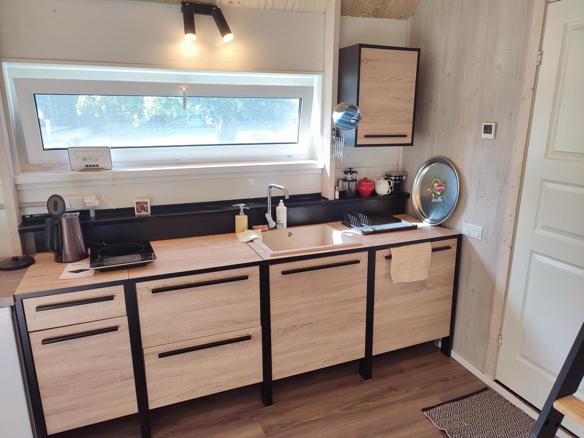 Modern Sauna Cabin In Horse Ranch Liyeplauke Esterno foto
