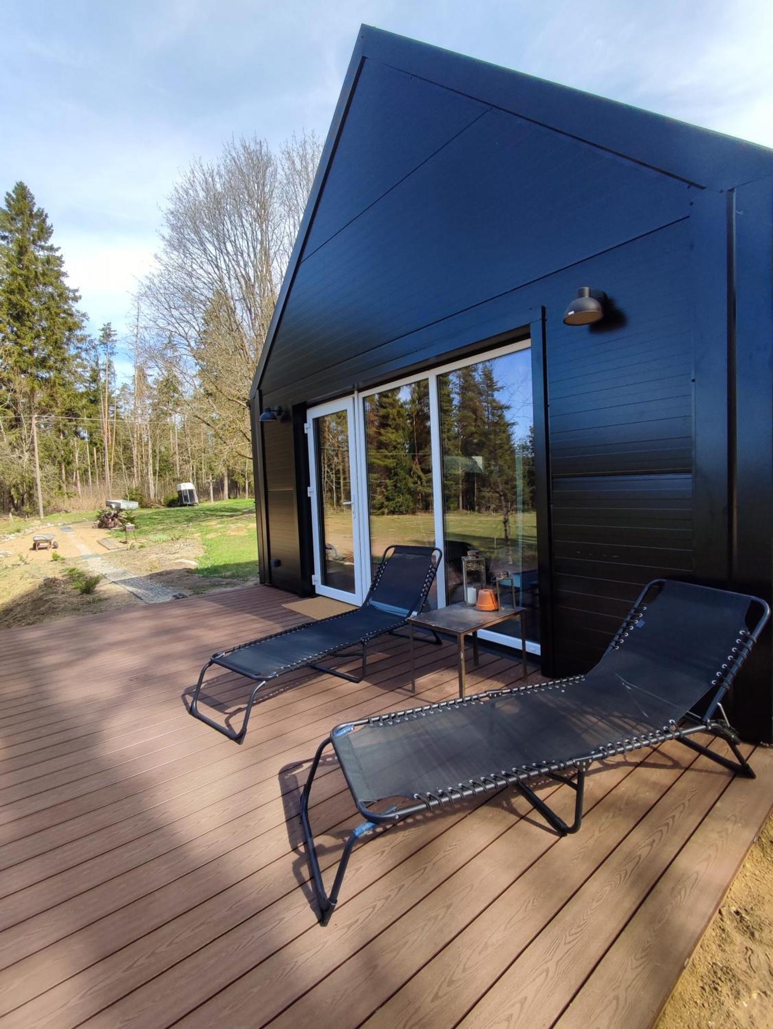 Modern Sauna Cabin In Horse Ranch Liyeplauke Esterno foto