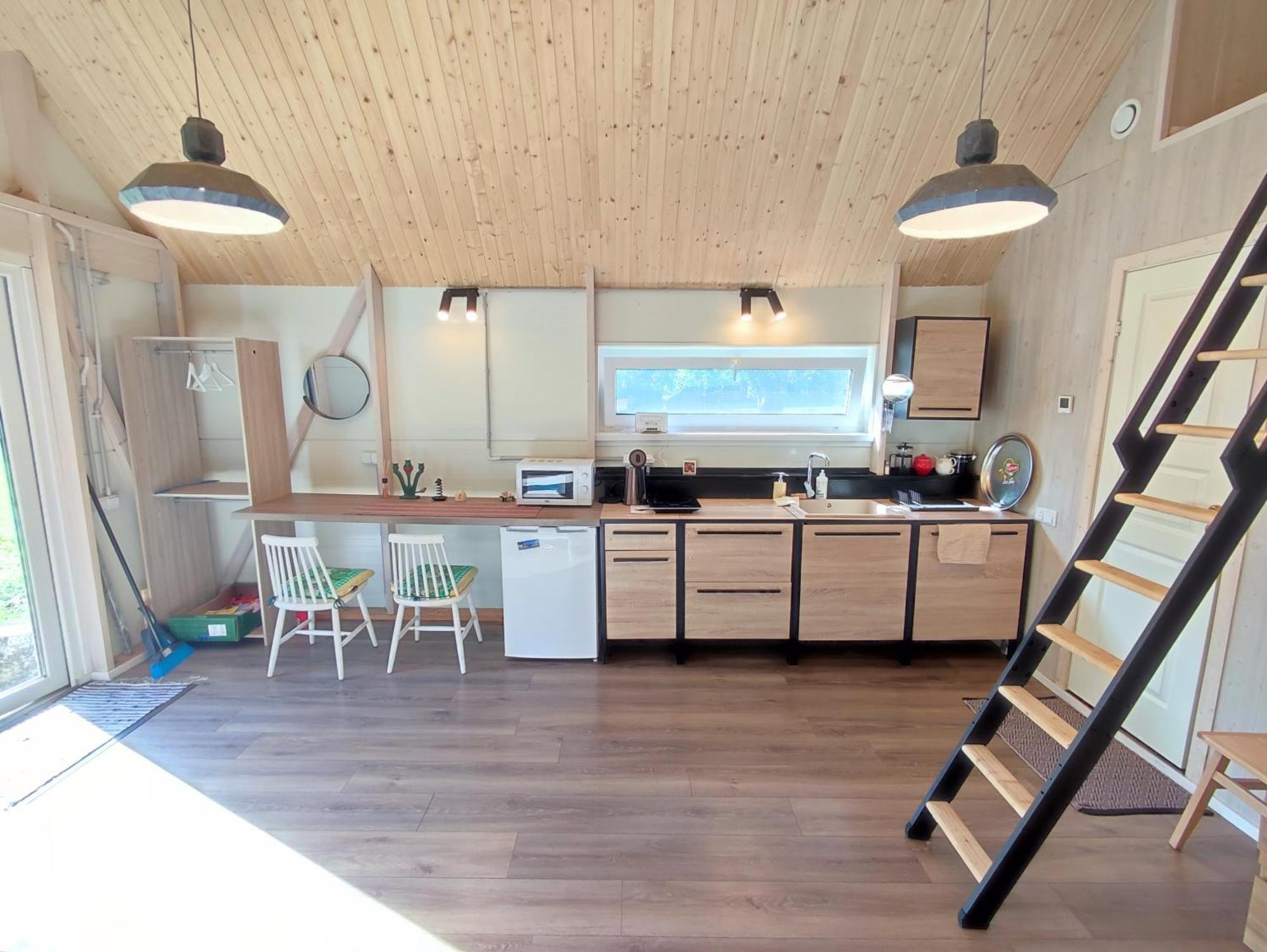 Modern Sauna Cabin In Horse Ranch Liyeplauke Esterno foto