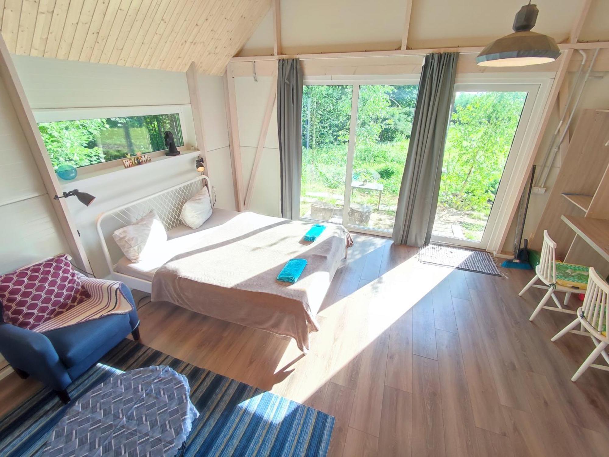 Modern Sauna Cabin In Horse Ranch Liyeplauke Esterno foto