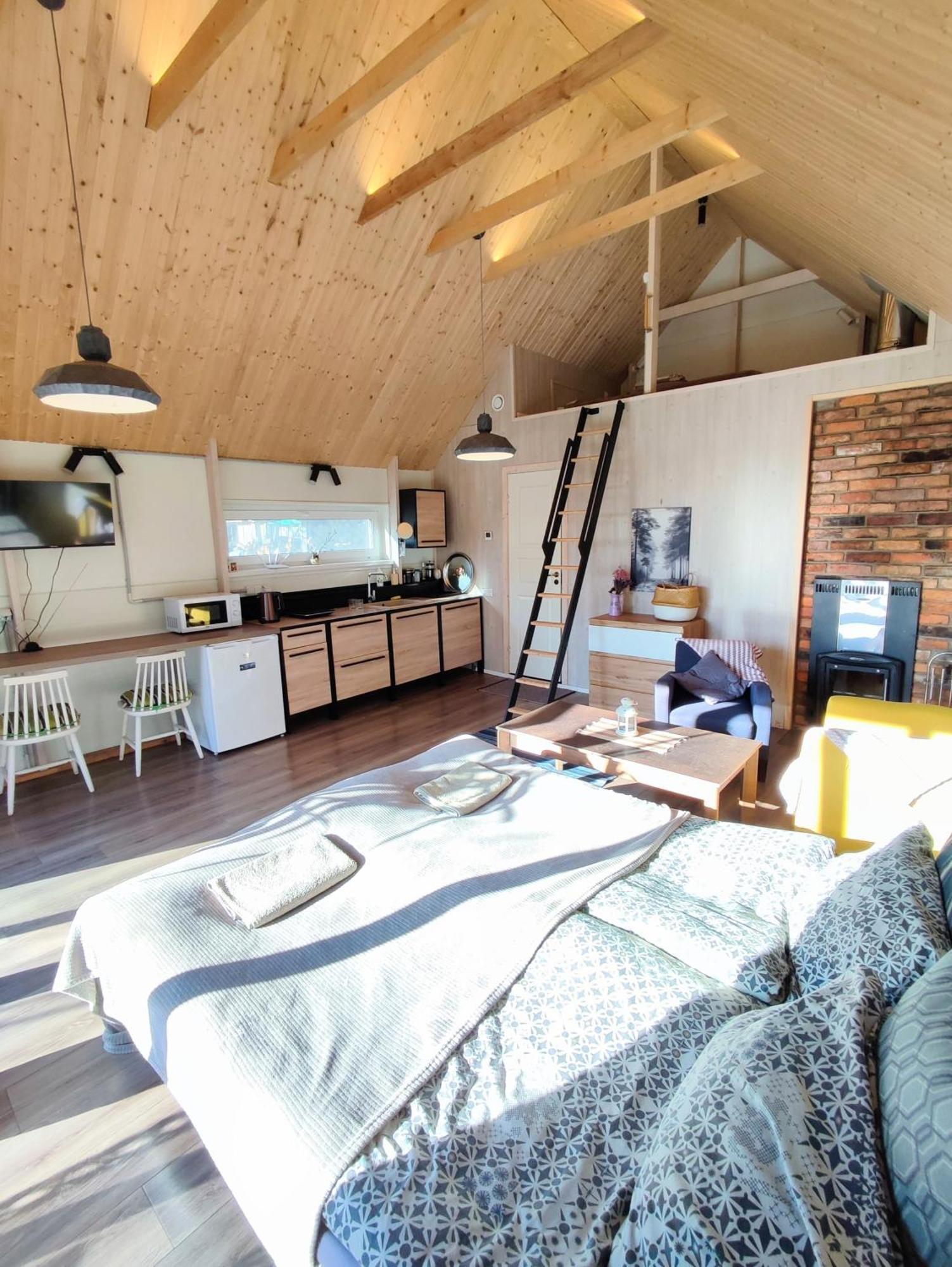 Modern Sauna Cabin In Horse Ranch Liyeplauke Esterno foto